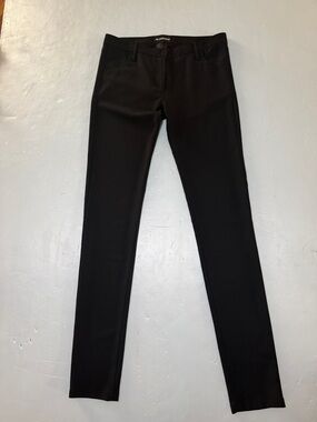 ANN DEMEULEMEESTER Trousers Wool Blend Pants Black Sz 40 US 8/10